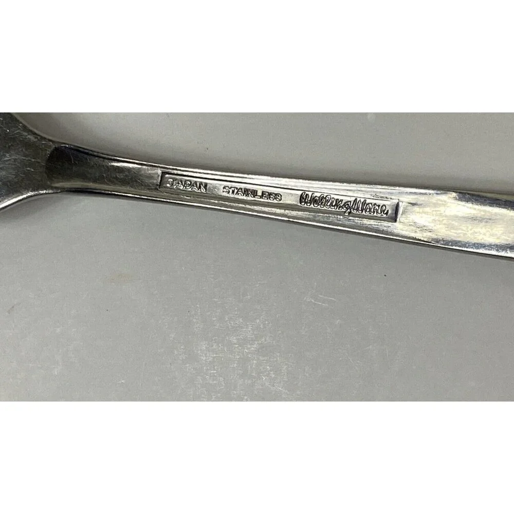 VTG Wellingware Stainless Japan Lot 5 Cocktail Seafood Forks Silverware Flatware